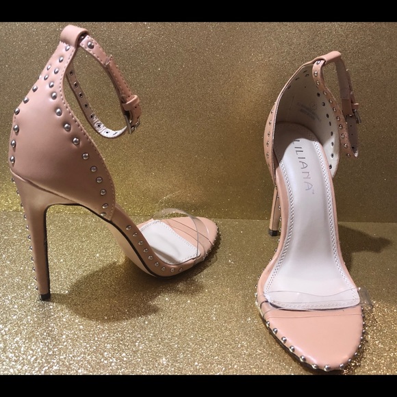 Brand new with box nude studded heels - Picture 2 of 4